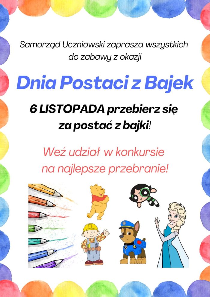 Miniaturka artykułu Dzień Postaci z Bajek w naszej szkole! 🎉
