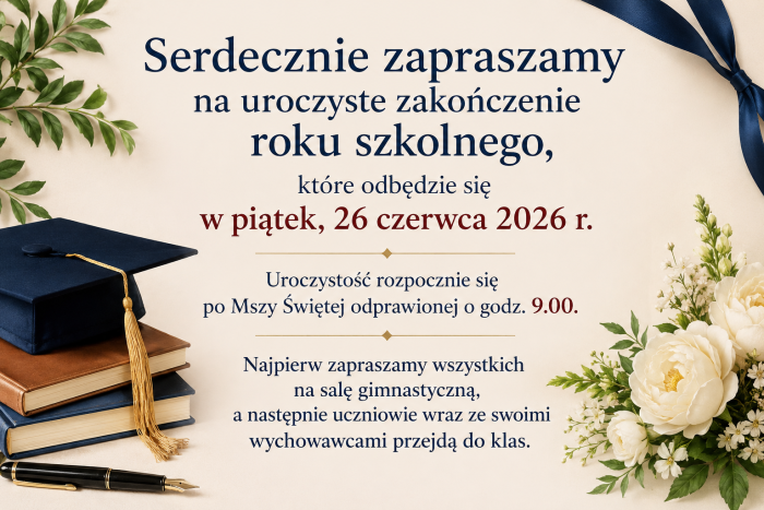 Miniaturka artykułu Zakończenie roku szkolnego