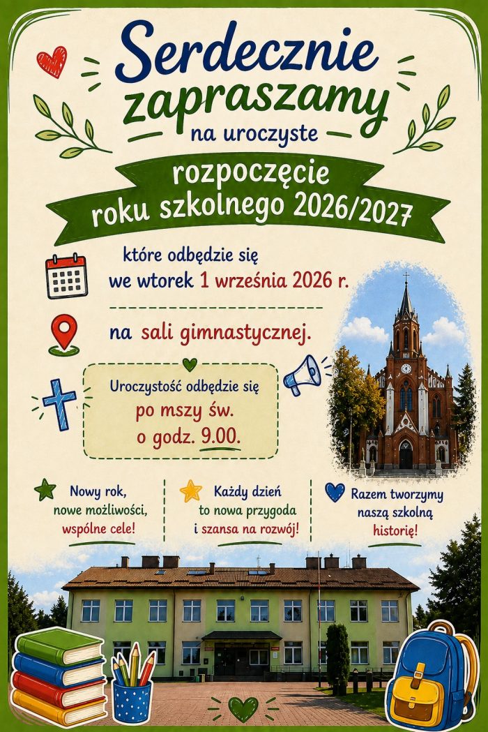 Miniaturka artykułu Rozpoczęcie roku szkolnego 2026/2027